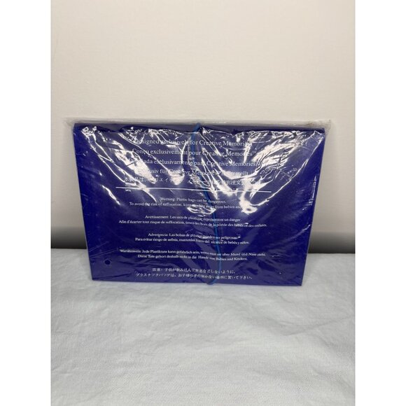 CREATIVE MEMORIES NEW Accordian Blue 4X6 Photo Holder Organizer - Picture 2 of 2